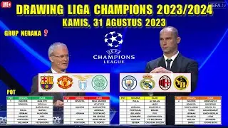 Jadwal Live Drawing Liga Champions 2023/2024 ~ Peluang Grup Neraka MAN CITY REAL MADRID & AC MILAN