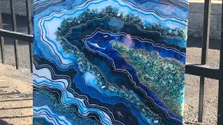 Geode with Lights, Time Lapse Tutorial - Part 1