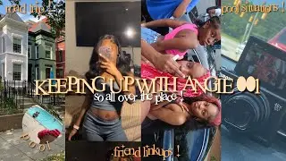 KEEPING UP WITH ANGIE 001| *summer edition*pool, friend linkups, self care, road trip+ more