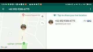 Cara mengetahui posisi teman kita secara live, waktu nyata, real time