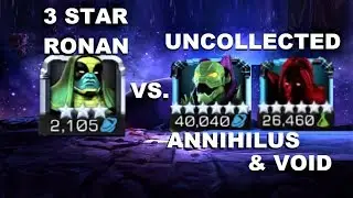 3 Star Ronan Vs. Annihilus Uncollected & Void - Event Quest The Living Death MCOC