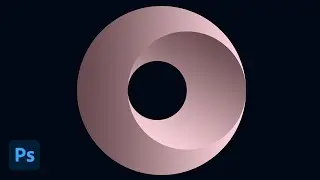 How to create GRADIENT DEEP SHAPE in Adobe Photoshop 2023 | DesignMentor