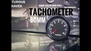 B02-60-04 Tachometer/Rev Counter Universal Motorcycle 8000rpm | RICO Instrument