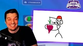 Гитман играет с WLG и компанией в Gartic Phone #15