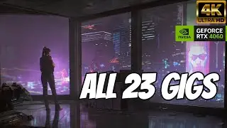 Cyberpunk 2077 - Regina Jones FULL Gigs [4K60FPS PC]