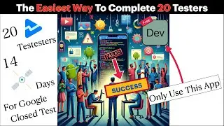 The easiest way to get 20 testers for free, and pass the Google Closed Test