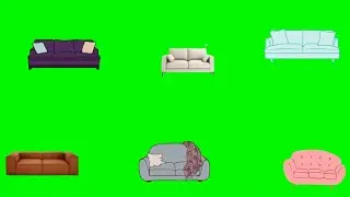 Sofa Green Screen Animation