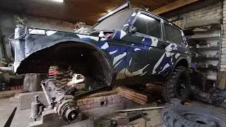 Военный мост в Ниву  Установка