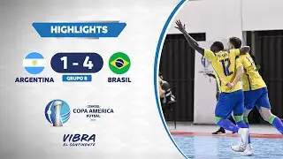 CA FUTSAL 2024 | ARGENTINA 1 - 4 BRASIL |  HIGHLIGHTS