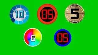 Countdown Green Screen ✅| Top 5 countdown Green Screen