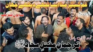 Gham e Shabbir Mana Aisa Tuja Dekhe Jahan | Noha Khwan Party Maqtal e Sajjad | Sehwan