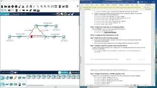 (CCNP ENCOR v8) 16.2.2 Packet Tracer - Configure and Verify a Site-to-Site IPsec VPN Using CLI