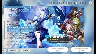 C6 Tiradas Furina Focalors Arconte Hydro Genshin Impact Español