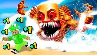 We are saving Strawberry Elephant from the tsunami!
