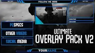 FREE GFX: Free Ultimate Overlay Pack (Photoshop Template)