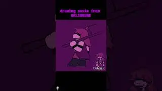 drawing Susie from Deltarune - timelapse