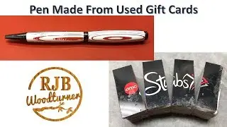 Make an Ink Pen from Used Gift Cards