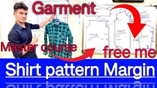 Shirt pattern Margin. important video for garment cutting master.CUTTING KING 👑 VINAYMASTER