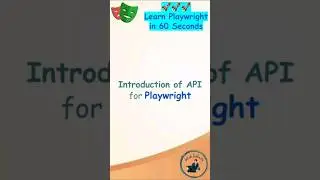Playwright Tutorial |  Introduction of API | Rest API  #playwright #shorts