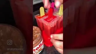 Paleta mexicana recheada com Nutella