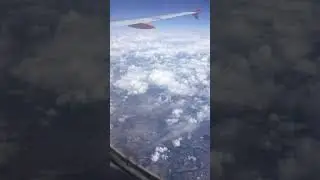Plane view on our way to Benidorm
