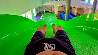 Crazy Frog Water Slide at Aquapark Fabryka Wody, Poland