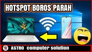 SAVE HOTSPOT QUOTA FROM ANDROID HP TO WINDOWS 10 LAPTOP - SOLUTION WORRYING QUOTA