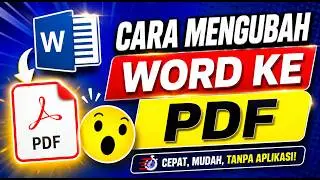Cara Mengubah File Word Ke Pdf Tanpa Aplikasi Tambahan