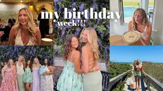BIRTHDAY VLOG: best friends flew in to surprise me, beach day, & date night 💘