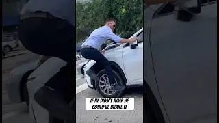 The jump make him stronger #stronger #jump #corvette #automobile #girls #funny #fyp