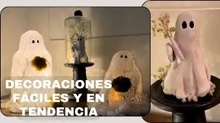 DECORACIONES FACILES Y  EN TENDENCIA PARA HALLOWEEN