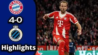 Bayern Munich and Club Brugge Highlights 4-0 full summary