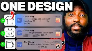 This ONE DESIGN Made Sales on 3 Different Products! Etsy +Printify  Print on Demand 2024