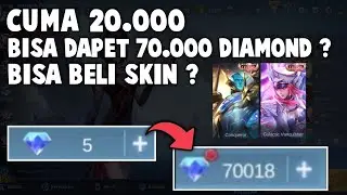BUSET, CUMA 20RB BISA DAPET 70.000 DIAMOND ? BISA DI PAKE BELI SKIN BEBAS ? 50% BOCIL PERCAYA INI