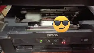 certificate Printing on Epson Printing L220 on Bleach Card