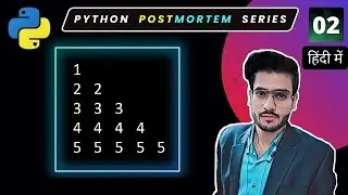 Star Patterns Python Program #2 | Star Patterns python playlist