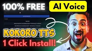 Kokoro TTS - The Best Local AI Voice Generator (One Click Local Install Guide)