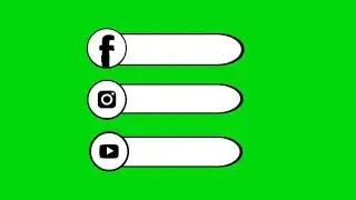 YouTube,Facebook & Instagram green effected background screen for video.