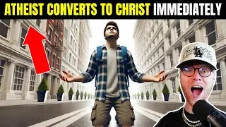 Atheist Converts to Christianity IMMEDIATELY After THIS🤯😱‼️