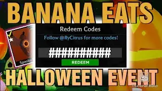 *NEW* Codes for Banana Eats🎃 October 2023 Halloween Event!! | Roblox