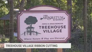Treehouse Village ribbon-cutting ceremony opens a new family-friendly attraction