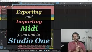 Studio One - Importing and Exporting Midi