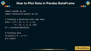How to Plot Data in Pandas DataFrame