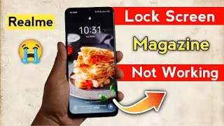 Realme UI 3.0 Lock Screen Magazine Not Working | how to change lock screen wallpaper in realme