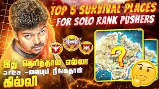 Top 5 Survival Places In Bermuda Map 🤯For Solo Rank Pushers 💀 In Tamil || Free Fire Tamil