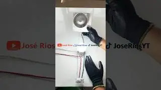 Lampara y Extractor con Sensor de Presencia 