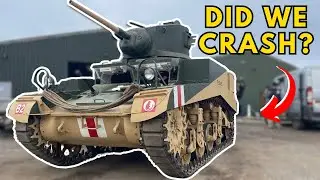 Trying not to CRASH our WW2 Tank!