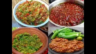 SAMBAL buat jualan,ini aneka macam SAMBAL sehari-hari dan sederhana