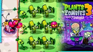 Plants vs Zombies 3 - August UPDATE - Levels 16-17 | PICK A PLANT & A LOT OF BUGS AND LAGS