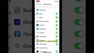How to turn off your microphone 🎙 on apps for more privacy #iphonehacks #iphonetricks #iphonetips
